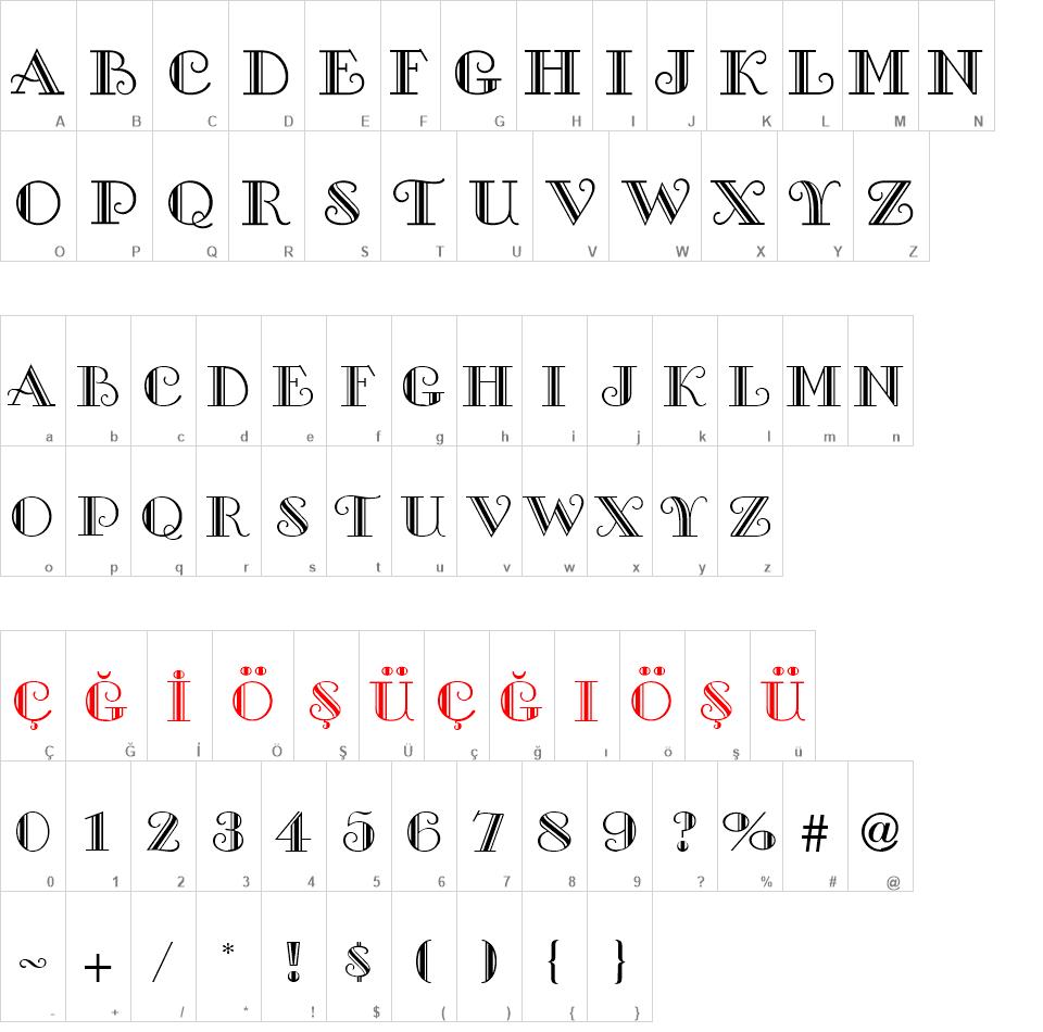 TR Galleria font